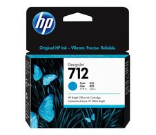 HP Original 712 Druckerpatrone - cyan (3ED67A)