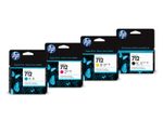 HP Original 712 Druckerpatronen - 4er Multipack (3ED67A, 3ED68A, 3ED69A, 3ED71A)
