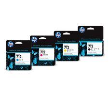 HP Original 712 Druckerpatronen - 4er Multipack (3ED67A, 3ED68A, 3ED69A, 3ED71A)