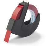 DYMO® Original Prägeband für OMEGA und JUNIOR, Plastik - glänzend rot