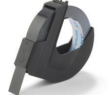 DYMO® Original Prägeband für OMEGA und JUNIOR, Plastik - glänzend schwarz