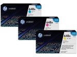 HP Original 648A Toner 3er Set cyan, magenta, gelb 11.000 Seiten