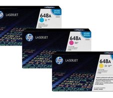 HP Original 648A Toner 3er Set cyan, magenta, gelb 11.000 Seiten