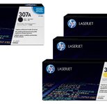 HP Original 307A Toner - 4er Set schwarz, cyan, magenta, gelb