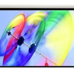 Optoma DS-3100PMG+ Manuelle Pull Down Leinwand Wand-/Deckenmontage, Weiß, 4:3, (100") 254 cm