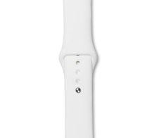 eSTUFF Silicone Strap für die Apple Watch, 44/45mm - White