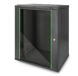 Digitus 16HE 19"-Wandgehäuse Dynamic Basic Serie RAL 9005 schwarz