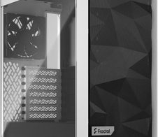 Fractal Design Meshify 2 Compact - schwarz/weiß - Clear Tempered Glass