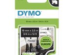 DYMO® Original D1-Schriftband "Hochleistung" für LabelManager™ 19mm x 3,5m - flexibles & reissfestes Nylon, permanent haftend - schwarz auf weiss