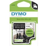 DYMO® Original D1-Schriftband "Hochleistung" für LabelManager™ 19mm x 3,5m - flexibles & reissfestes Nylon, permanent haftend - schwarz auf weiss