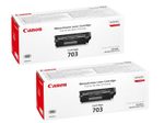Canon Original Toner 703 Doppelpack schwarz (OP7616A005DP)
