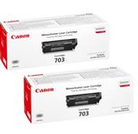 Canon Original Toner 703 Doppelpack schwarz (OP7616A005DP)
