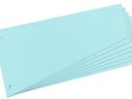 herlitz Trennstreifen Trapez - blau - 100 Stück