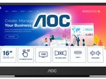 AOC 16T2 portabler Touch Monitor 39,49 cm (15,6 Zoll)