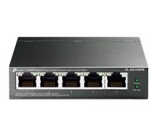 TP-Link Easy Smart TL-SG105PE 5 Port Gigabit Switch mit 4 PoE+-Ports