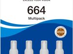Epson Original EcoTank 664 Nachfülltinte - 4er Multipack schwarz, cyan, magenta, gelb