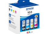 Epson Original EcoTank 104 Nachfülltinte - 4er Multipack (C13T00P640)