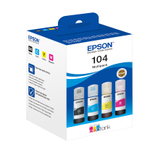 Epson Original EcoTank 104 Nachfülltinte - 4er Multipack (C13T00P640)