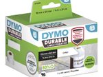 DYMO® Original Hochleistung Etikett für LabelWriter™, Kunststoff - weiss - permanent haftend, widerstandsfähig, 2 x 450 Etiketten