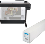 HP DesignJet T630 Tintenstrahl-Großformatdrucker Plotter + A0 Papierrolle