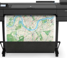 HP DesignJet T730 Tintenstrahl-Großformatdrucker Plotter