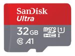 SanDisk Ultra microSDHC Speicherkarte 32GB + SD Adapter