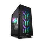 Sharkoon PC Gehäuse Elite Shark CA300T Black ATX E-ATX schwarz
