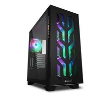 Sharkoon PC Gehäuse Elite Shark CA300T Black ATX E-ATX schwarz