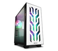 Sharkoon PC Gehäuse Elite Shark CA300T White ATX E-ATX weiß