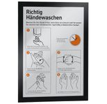 DURABLE Magnetrahmen selbstklebend DURAFRAME schwarz - 2 Stück