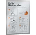 DURABLE Magnetrahmen DIN A3 selbstklebend DURAFRAME silber - 2 Stück