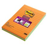 Post-it Super Sticky Haftnotizen extrastark 46453SSA farbsortiert - 3 Blöcke