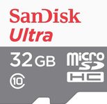 SanDisk Ultra microSDHC 32GB + SD Adapter