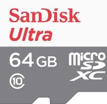 SanDisk Ultra microSDXC Speicherkarte 64GB + SD-Adapter