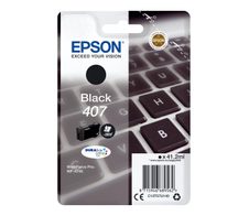 Epson Original 407 Tastatur Druckerpatrone - schwarz (C13T07U140)