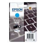 Epson Original 407 Tastatur Druckerpatrone - cyan (C13T07U240)
