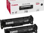 Canon Original Toner 718BK Doppelpack Schwarz 2x 3.400 Seiten (2662B005)