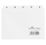 DURABLE Karteikartenregister DIN A6 quer A-Z - weiß