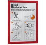 DURABLE Magnetrahmen selbstklebend DURAFRAME rot - 2 Stück