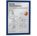 DURABLE DURAFRAME Magnetrahmen selbstklebend blau - 2 Stück