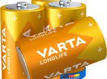 VARTA Batterien LONGLIFE Mono D 1,5 V - 4 Stück