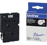 Brother Original P-Touch Farbband schwarz auf weiß (TC-201)