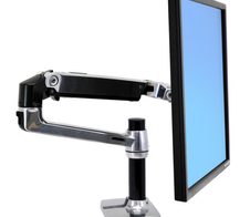 Ergotron LX Monitorarm Tischhalterung für einen 38,36 cm 34 Zoll Monitor Aluminium