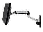 Ergotron LX Monitorarm Wandhalterung für einen Monitor bis 81,28 cm 32 Zoll Aluminium