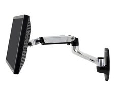 Ergotron LX Monitorarm Wandhalterung für einen Monitor bis 81,28 cm 32 Zoll Aluminium