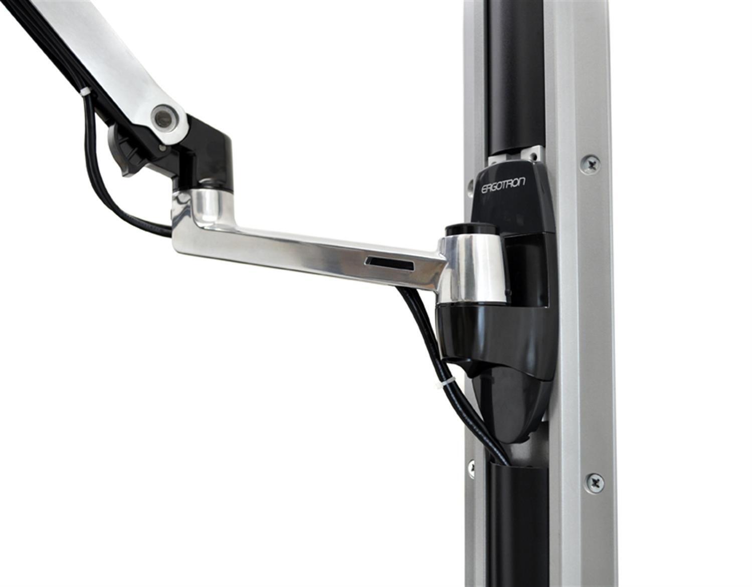 Ergotron LX Monitorarm Wandhalterung für einen Monitor bis 81,28 cm 32 Zoll Aluminium