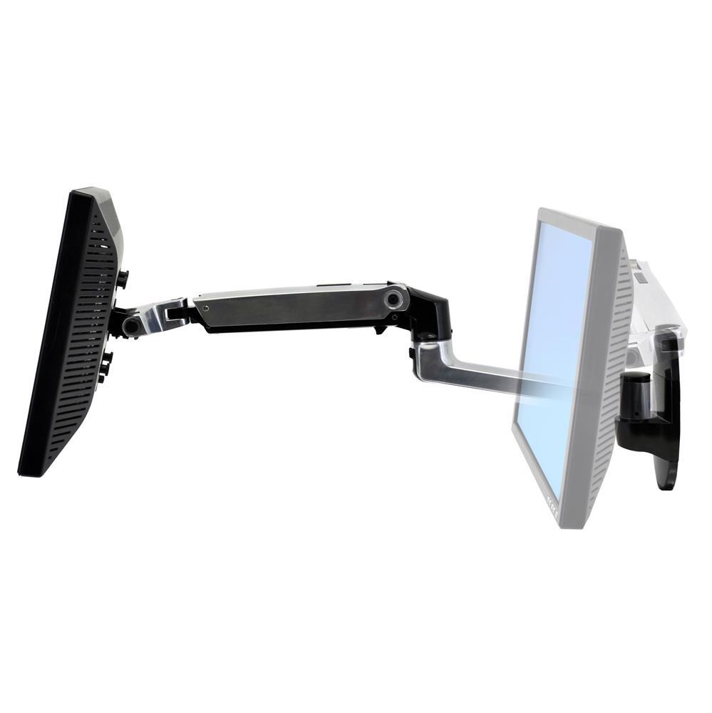 Ergotron LX Monitorarm Wandhalterung für einen Monitor bis 81,28 cm 32 Zoll Aluminium