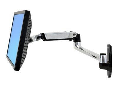 Ergotron LX Monitorarm Wandhalterung für einen Monitor bis 81,28 cm 32 Zoll Aluminium