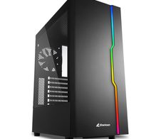 Sharkoon PC Gehäuse RGB Slider Black ATX schwarz