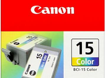 Canon Original BCI-15 Druckerpatronen 2er-Pack C/M/Y - 349 Seiten